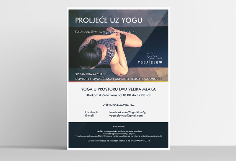 Yoga Glow - Plakat