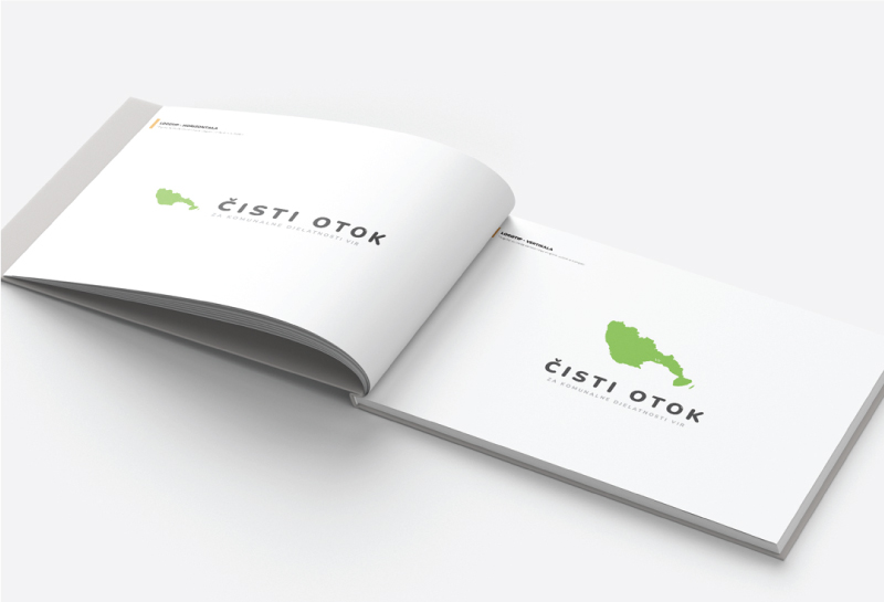 Čisti otok - logotip + digitalna brošura