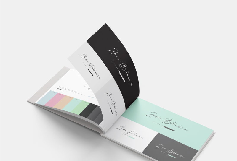 Zara Botanica - Logotip + digitalna brošura
